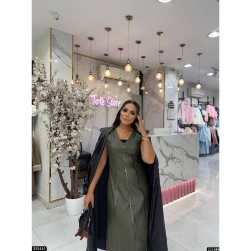 Leather Long Dress Leather Long Dress