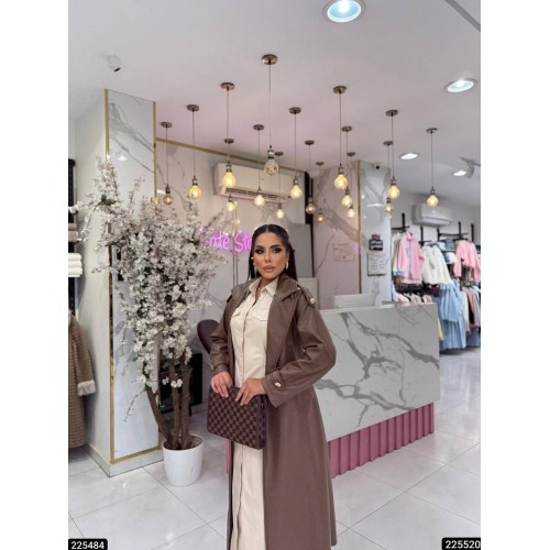 Long Leather Trench Coat Long Leather Trench Coat