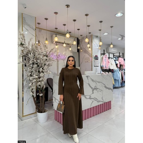 Long Knitted Maxi Dress Long Knitted Maxi Dress