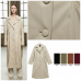 Leather Longline Trench Coat with Tie Belt Leather Longline Trench Coat with Tie Belt