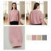 Imported High-Neck Buttoned Knit Pullover Imported High-Neck Buttoned Knit Pullover