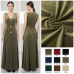 Suede Sleeveless Midi Dress with Metallic Closures Suede Sleeveless Midi Dress with Metallic Closures