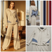 Zip Hoodie and Wide-Leg Trousers Set with Stripe Detail Zip Hoodie and Wide-Leg Trousers Set with Stripe Detail