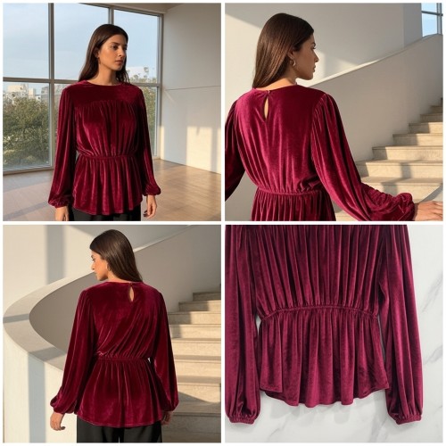 بلوزة قطيفه بلوزة قطيفه