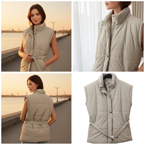 ڤيست بامب بدون أكمام بحزام ڤيست بامب بدون أكمام بحزام