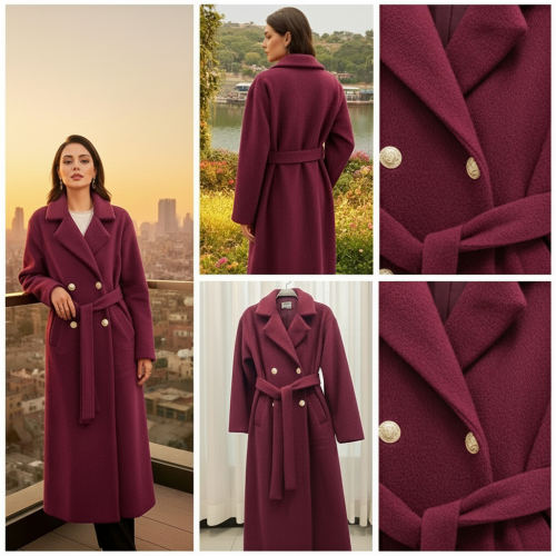 Double-Breasted Wool Coat Double-Breasted Wool Coat