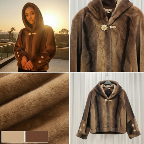 Fur Hooded Jacket Fur Hooded Jacket