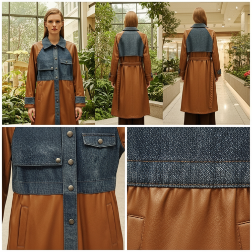 Leather & Jeans Coat Leather & Jeans Coat