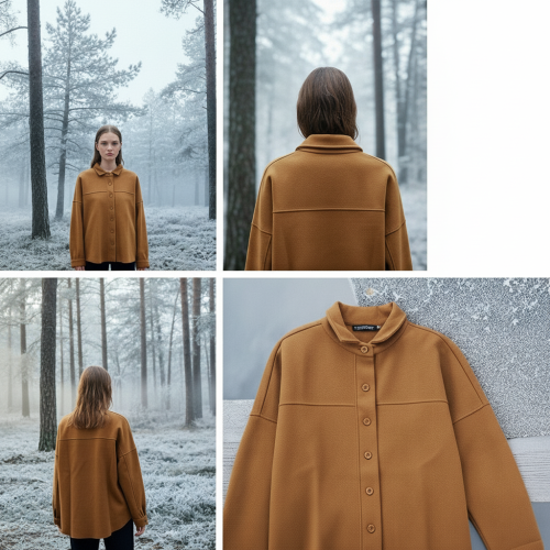 شيميز صوف بأزرار