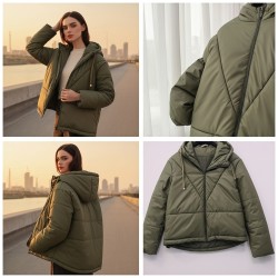 جاكيت بامب مبطن مع كابيشو جاكيت بامب مبطن مع كابيشو